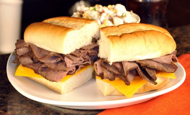 Grilled Roast Beef Sandwiches